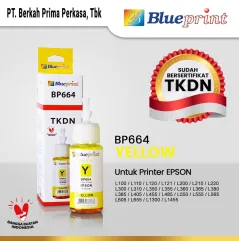 Tinta Epson 644 BLUEPRINT TKDN untuk Printer Epson 70ml  Kuning