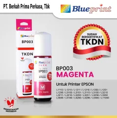 Tinta Epson 003 BLUEPRINT TKDN For Printer Epson 72ml Magenta  Merah