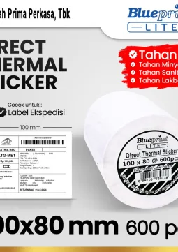 Sticker Label Direct Thermal Direct Thermal Sticker Label Ekspedisi BLUEPRINT Lite 100x80 mm 600Pcs whatsapp image 2025 06 20 at 15 44 23 1