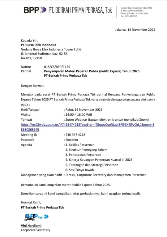 MATERI PAPARAN PUBLIK TAHUN 2025