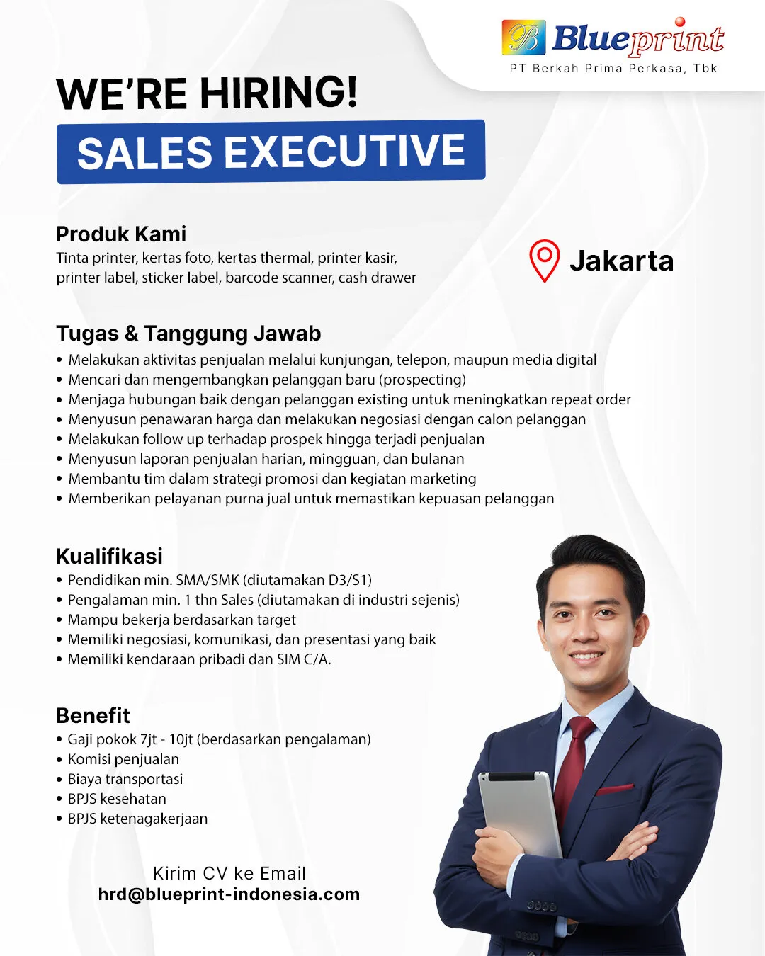 Karir Sales Executive ~blog/2025/10/7/lowongan kerja sales executive