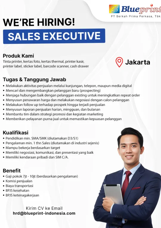 Lowongan Kerja Sales Executive