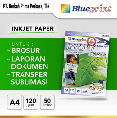 Kertas Inkjet  Inkjet Paper BLUEPRINT A4 120 gsm