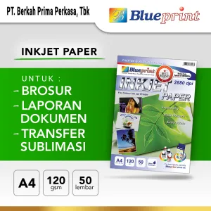 Kertas Inkjet Kertas Inkjet / Inkjet Paper BLUEPRINT A4 120 gsm<br> 1 ~item/2021/10/23/inkjet_paper_a4_120gsm