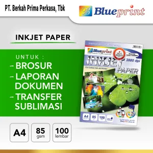 Kertas Inkjet Kertas Inkjet / Inkjet Paper BLUEPRINT 85 gsm 1 ~item/2021/10/23/inkjet_paper_a4_85gsm