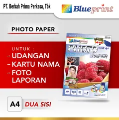 Kertas Foto  Double Sided Photo Paper BLUEPRINT A4 150 gsm