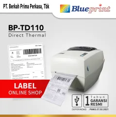 Printer Barcode Thermal  Printer Label Resi BLUEPRINT BP  TD110  USB