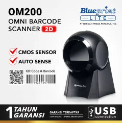 Omni Barcode Scanner OM200 BLUEPRINT 2D Auto Scan QR code  Barcode