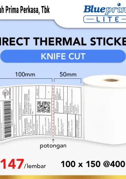Sticker Label Direct Thermal Direct Thermal Sticker 100 x 150 BLUEPRINT Lite 100x150 mm 400Pcs Knife Cut  1 Roll ~item/2024/3/21/whatsapp image 2024 03 21 at 15 26 16